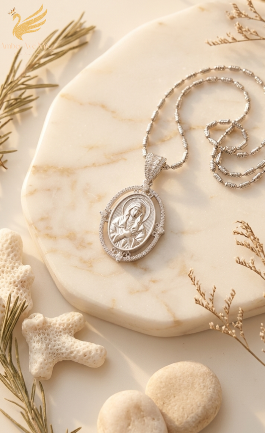 The Mother Maria Sanctuary Medallion - Amber Avenue NYC