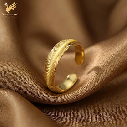 The Aura Chatoyant Ring - Amber Avenue NYC